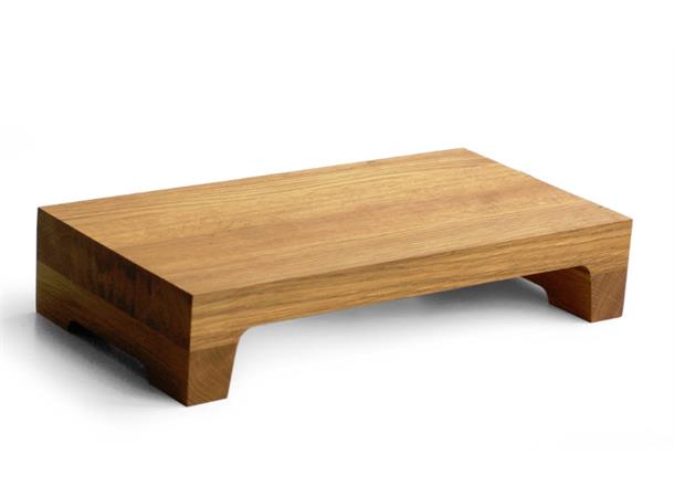 Buffetblokk 400x210x80mm Eik Heltre - Næringsmiddelgodkjent